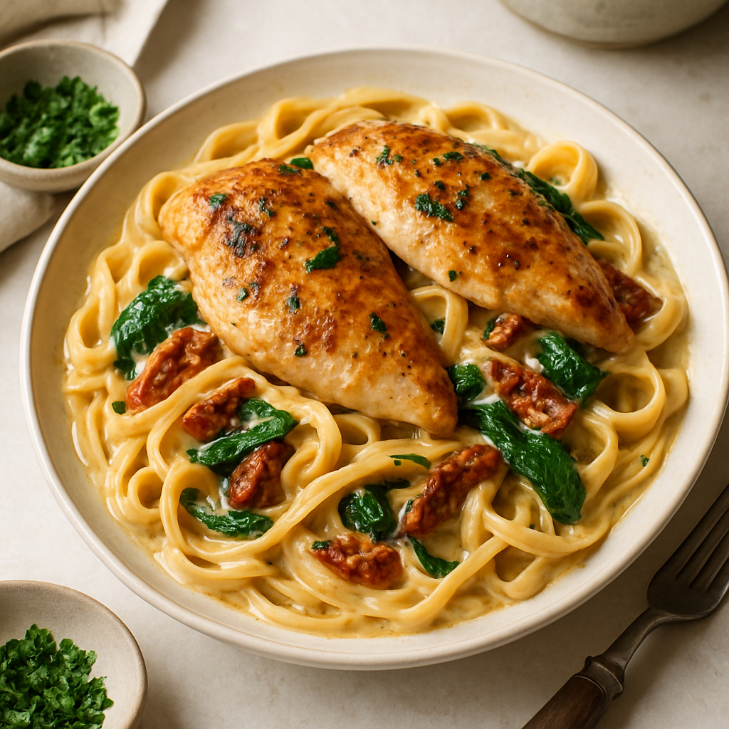 Creamy Tuscan Chicken Pasta