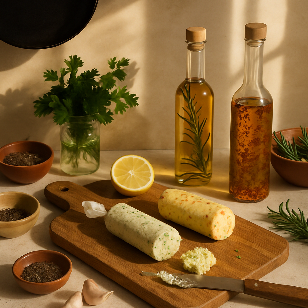 How to Build Flavour with Compound Butters and Flavoured Oils